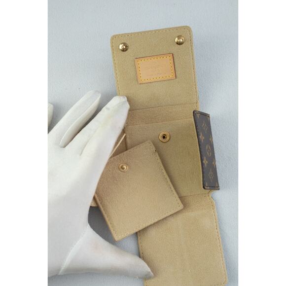 Louis Vuitton Monogram Mini Folding Jewelry Travel Case  SN0055 - Picture 11 of 15